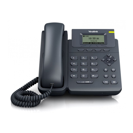 Yealink SIP-T19P Guia De Inicio Rapido