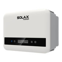 SolaX Power X1-MINI-0.7K-G4 Manual Del Usuario