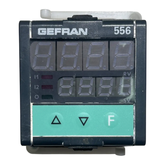 gefran 556 Manual Del Usuario