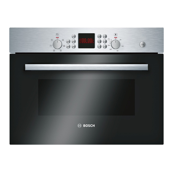 Bosch HBC84H501 Instrucciones De Uso