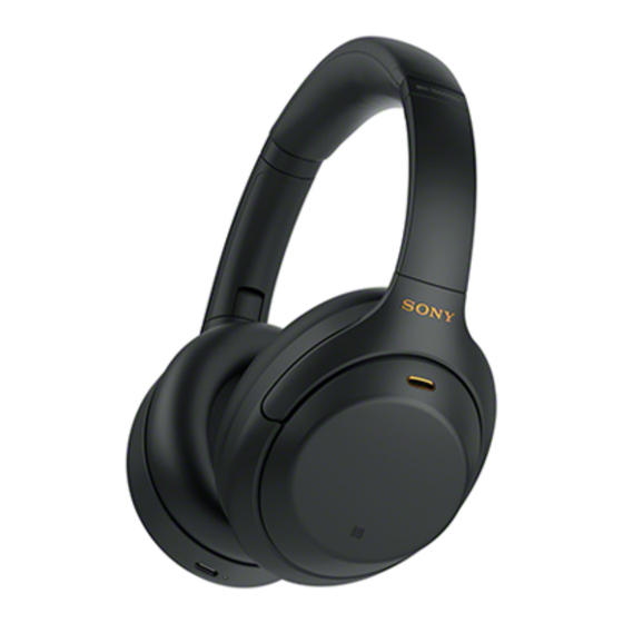 Sony WH-1000XM4 Guia De Ayuda