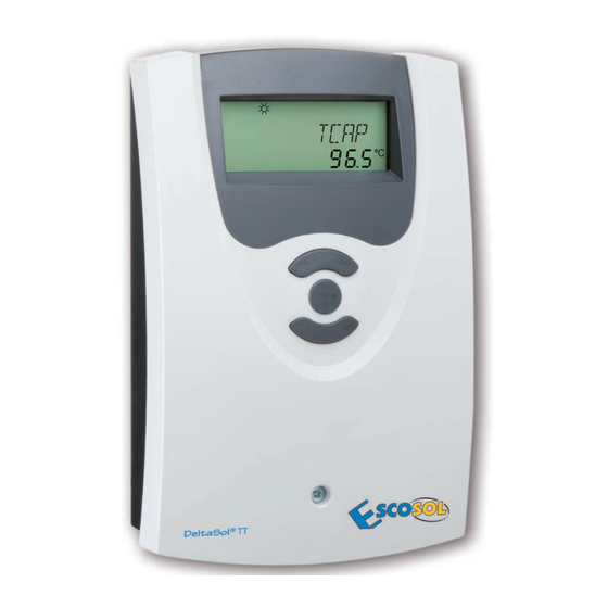 Resol DeltaSol TT Manual Para El Instalador Especializado