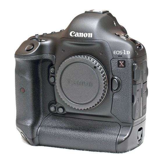 Canon EOS-1D X Mark II Manual De Instrucciones