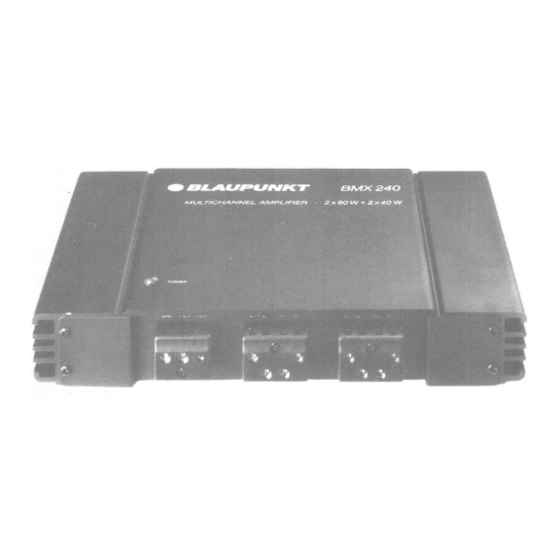 Blaupunkt BMX 240 Manuales