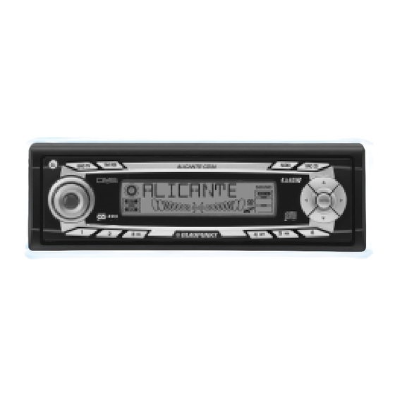 Blaupunkt Alicante CD34 Instrucciones De Manejo