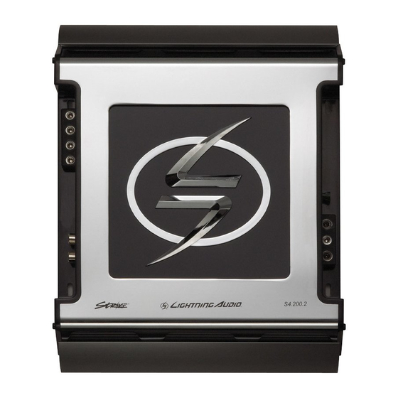 Lightning Audio STRIVE S4.200.2 Manuales