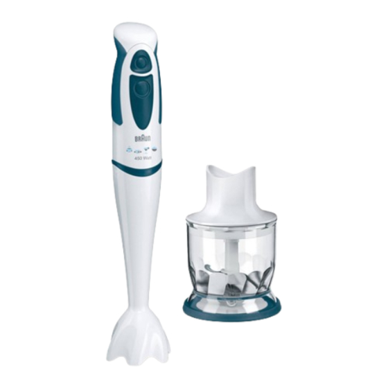 Braun Multiquick 3 Manual Del Usuario