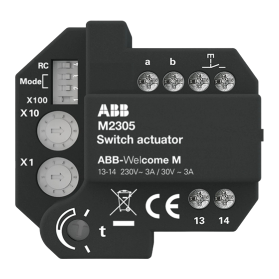 ABB M2305 Descripción Del Producto / Manual De Instalación