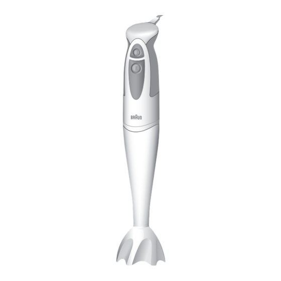 Braun Multiquick 3 Manual De Instrucciones