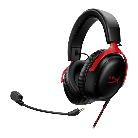 HyperX Cloud III Wireless Manual Del Usuario