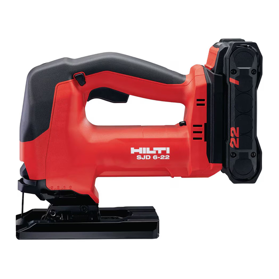 Hilti Nuron SJD 6-22 Manual De Instrucciones Original