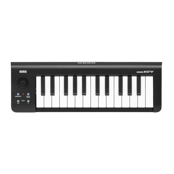 Korg MIDI Manuales