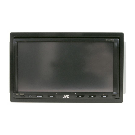 JVC KW-AVX710 Manual De Instalación/Conexion