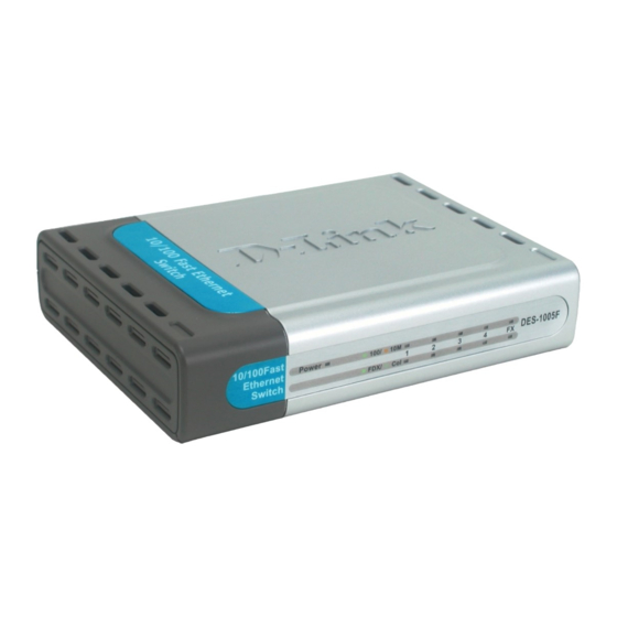 D-Link DES-1005F Guía De Instalación Rápida