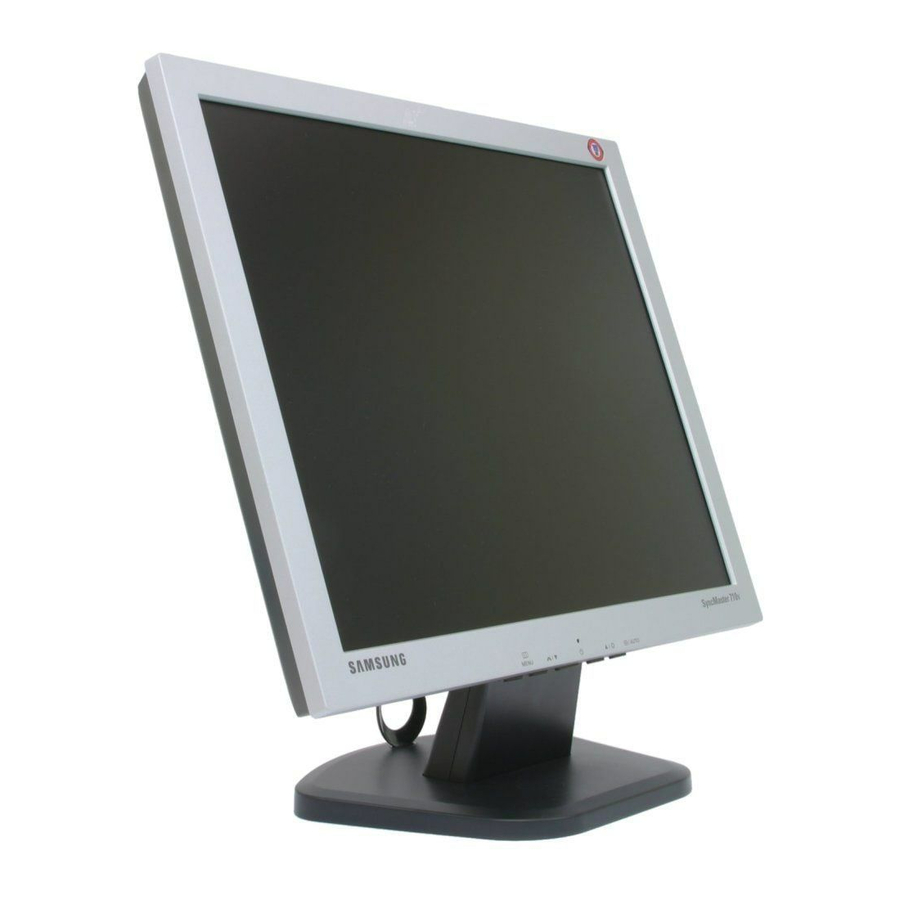 Samsung SyncMaster 710V Manual De Instrucciones