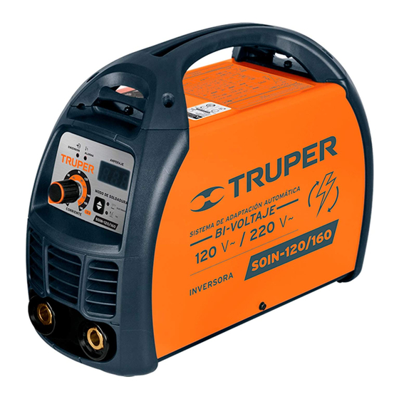 Truper SOIN-120/160 Manuales