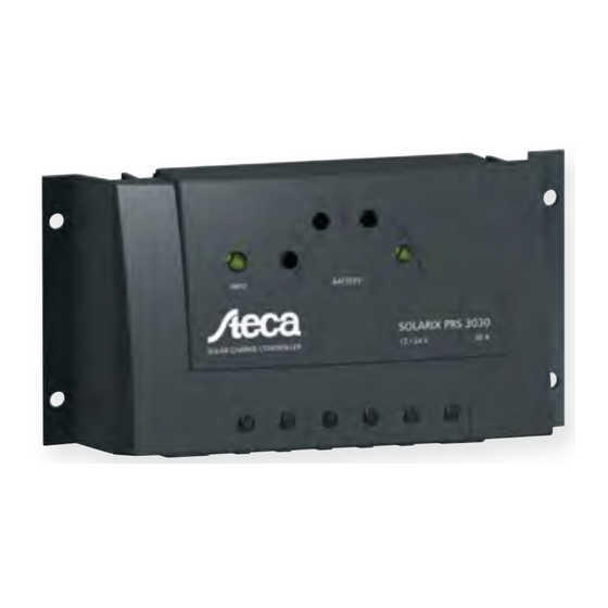 Steca Solarix PRS Serie Instrucciones De Montaje Y Manejo