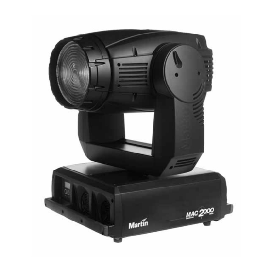 Martin MAC 2000 Wash Manual De Instrucciones