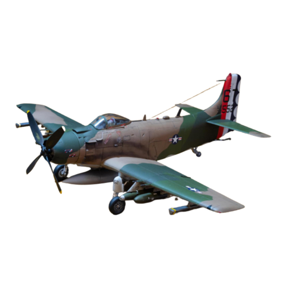 Italeri Douglas A-1H Skyraider Manual De Instrucciones