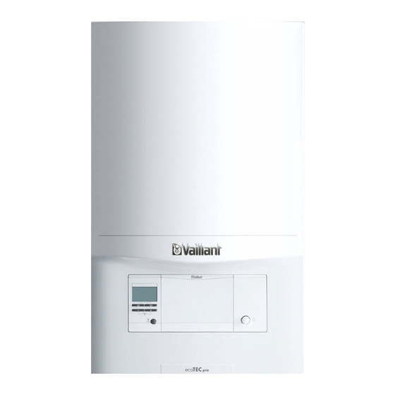 Vaillant ecoTEC pro Instrucciones De Instalación Y Mantenimiento