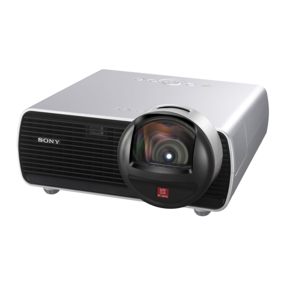 Sony VPL-SX125 Manual De Referencia