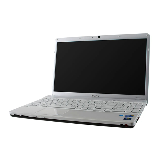 Sony VAIO VPCE Serie Guia Del Usuario