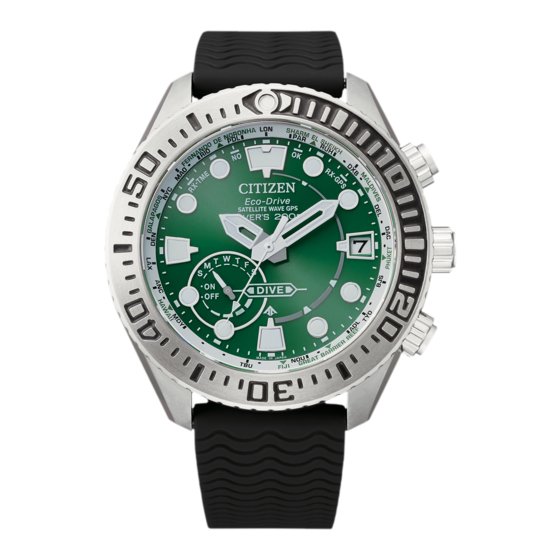 Citizen F158 Manual De Instrucciones