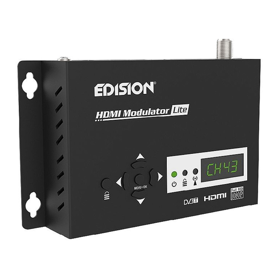 Edision HD Modulator Lite Manual De Usuario