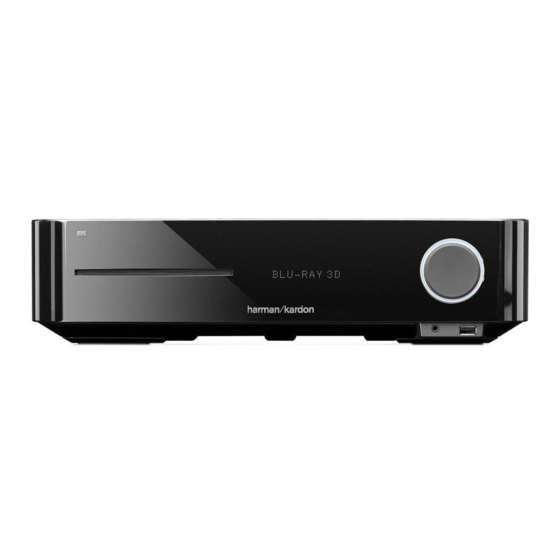 Harman Kardon BDS 270 Guia De Inicio Rapido