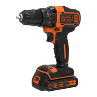 BLACK&DECKER BDCDD186K1B-QW Manual De Instrucciones