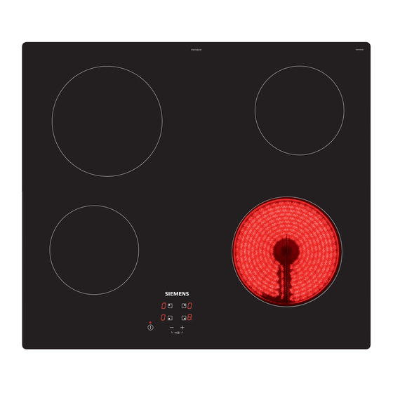 Siemens ET611AEA1E Manual Del Usuario