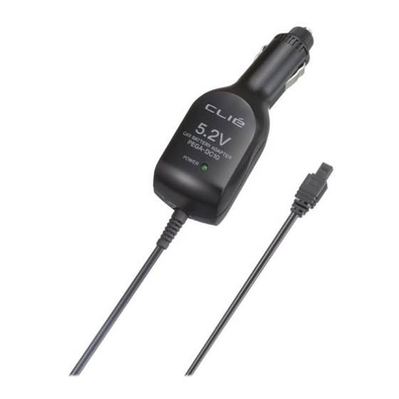 Sony CLIE PEGA-DC10 Manual De Instrucciones
