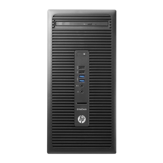 HP ProDesk 400 G3 MT Guía De Hardware