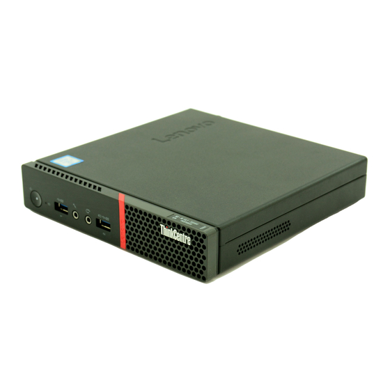 Lenovo ThinkCentre M700 Guia Del Usuario