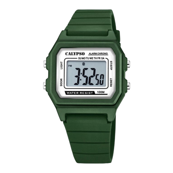 Calypso Watches IKMK5805M Manual De Instrucciones