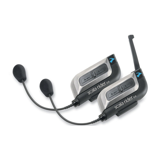Cardo Scala Rider G4 Guía De Usario