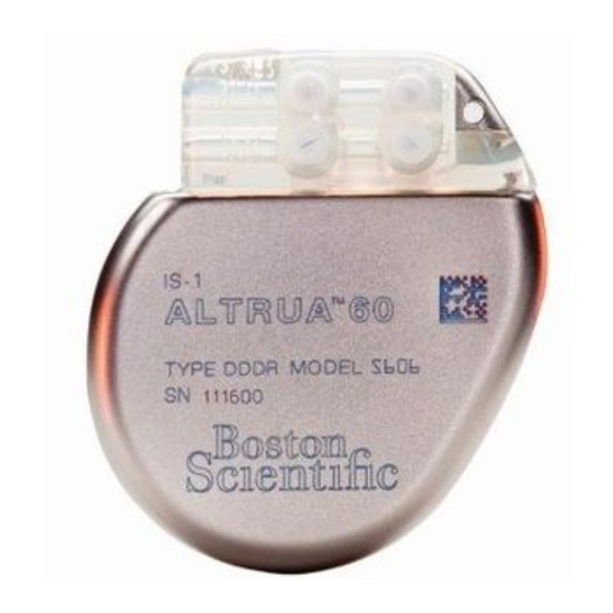 Boston Scientific ALTRUA 50 Guía Del Sistema