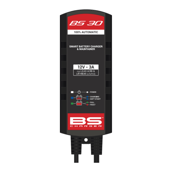 BS Charger BS 30 Manuales