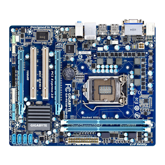 Gigabyte GA-H61M-D2P-B3 Manual De Usuario