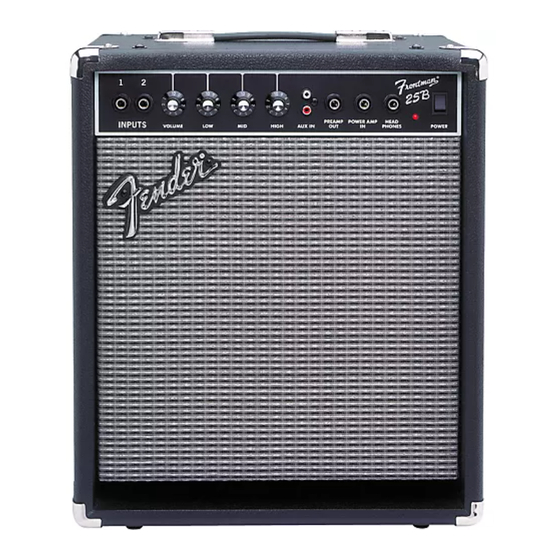 Fender Frontman 25B Instrucciones De Funcionamiento