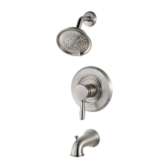 Pfister Universal Tub and Shower R90WS-TD2X Guía Rápida De Instalación
