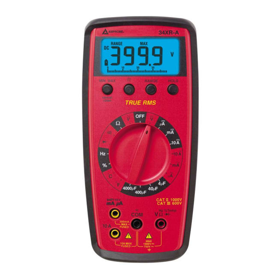 Amprobe 34XR-A Manual De Uso