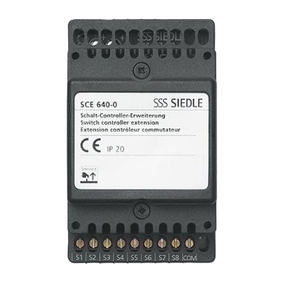 SSS Siedle SCE 640-0 Guia De Inicio Rapido