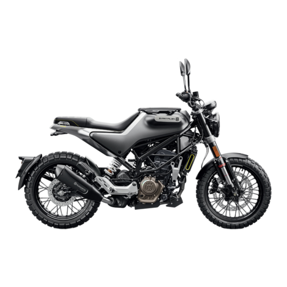 Husqvarna SVARTPILEN 125 EU 2021 Manual De Instrucciones