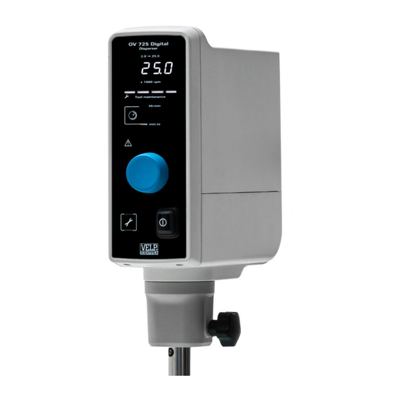 Velp Scientifica OV 725 Digital Manual De Instrucciones