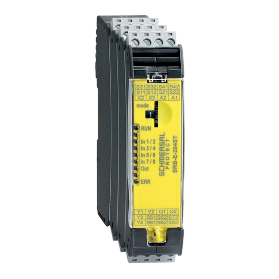 schmersal SRB-E-204ST Manual De Instrucciones