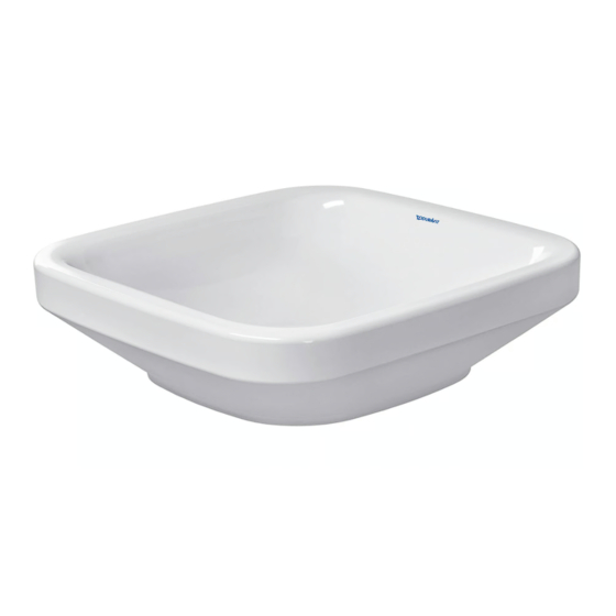 DURAVIT Durastyle 0349430000 Instrucciones De Montaje