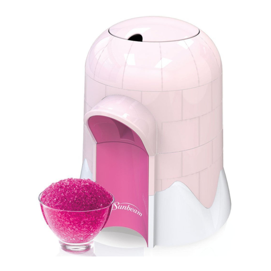 Sunbeam Igloo Ice Shaver Manual De Instrucciones