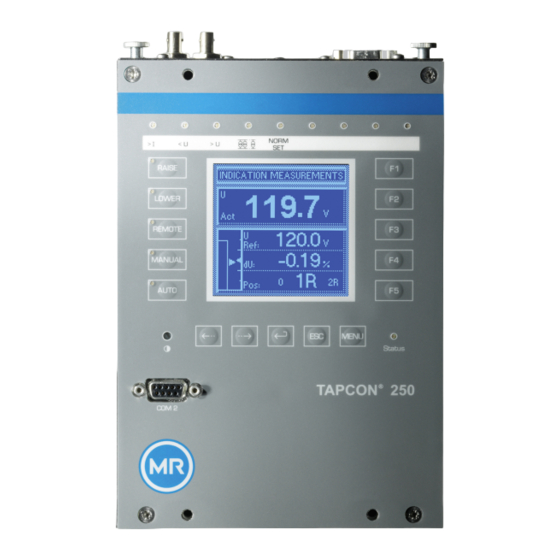 MR TAPCON 250 Instrucciones De Servicio