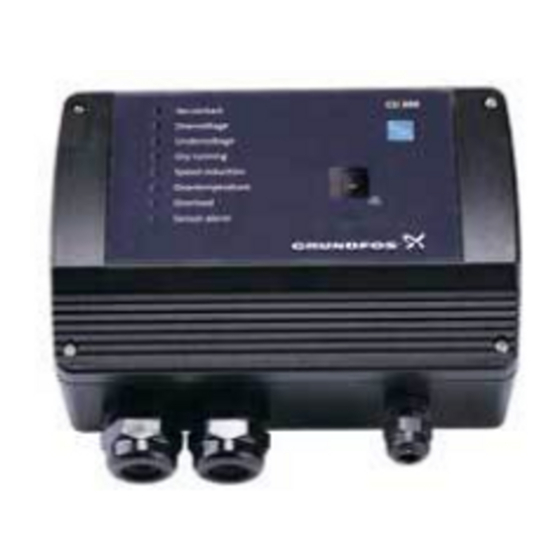 Grundfos CU 300 Instrucciones De Instalación Y Funcionamiento